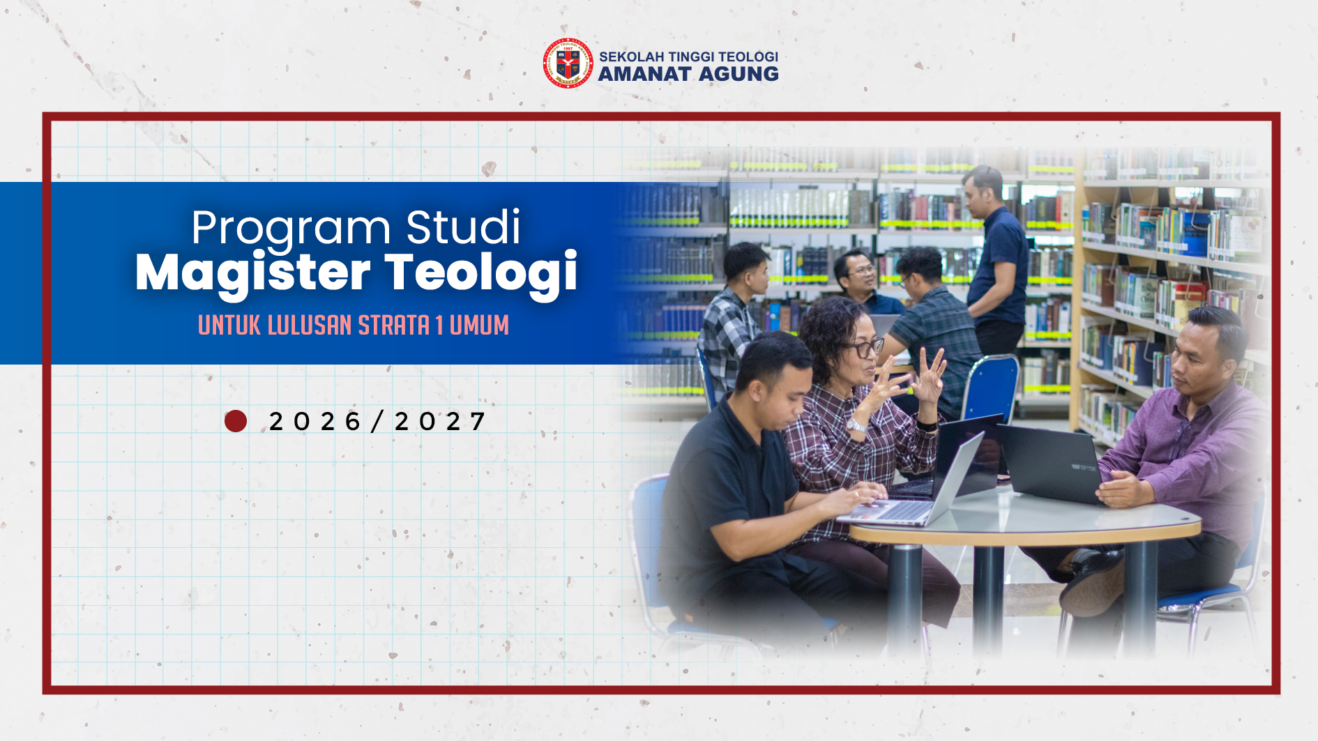 Program Studi Magister Teologi (M.Th.) untuk S1 Umum